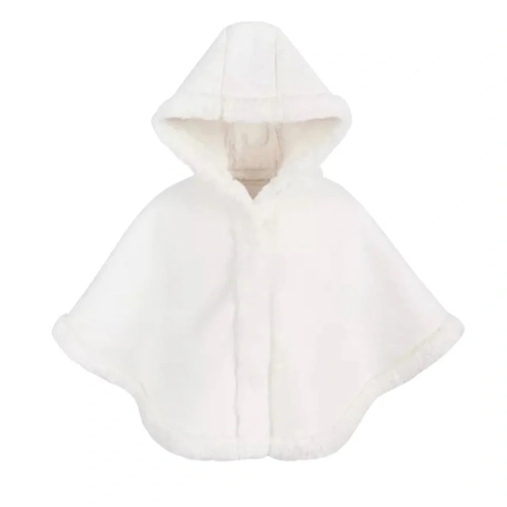 FIRST IMPRESSIONS BABY PONCHO CAPE